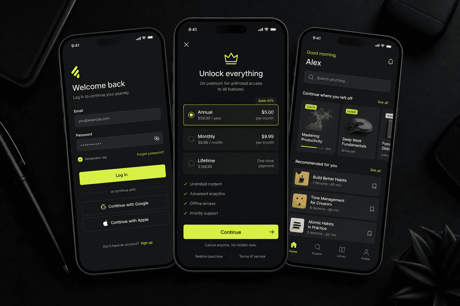 Mobile app system